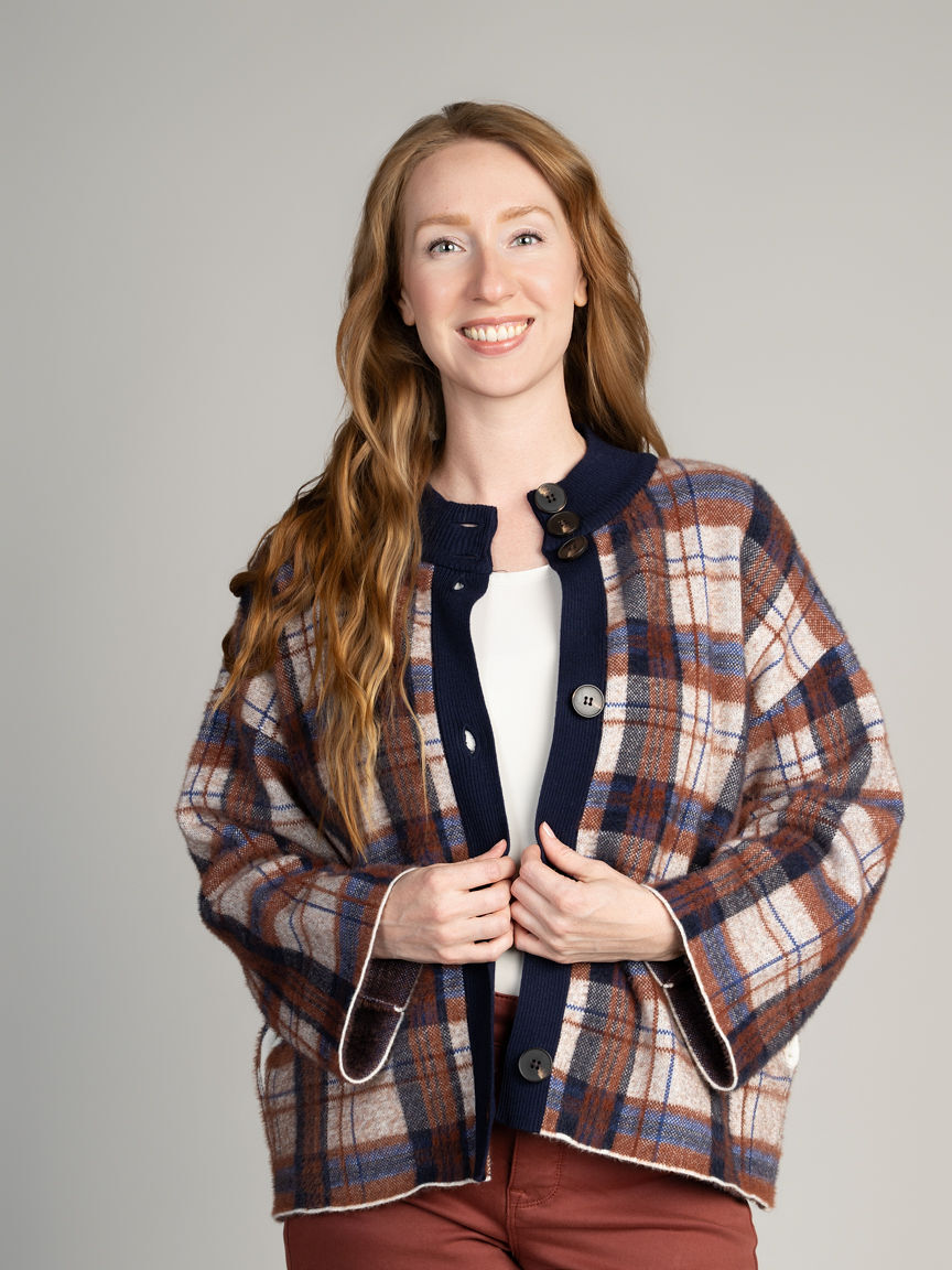 Soft Mock Neck Button Front Cardigan 