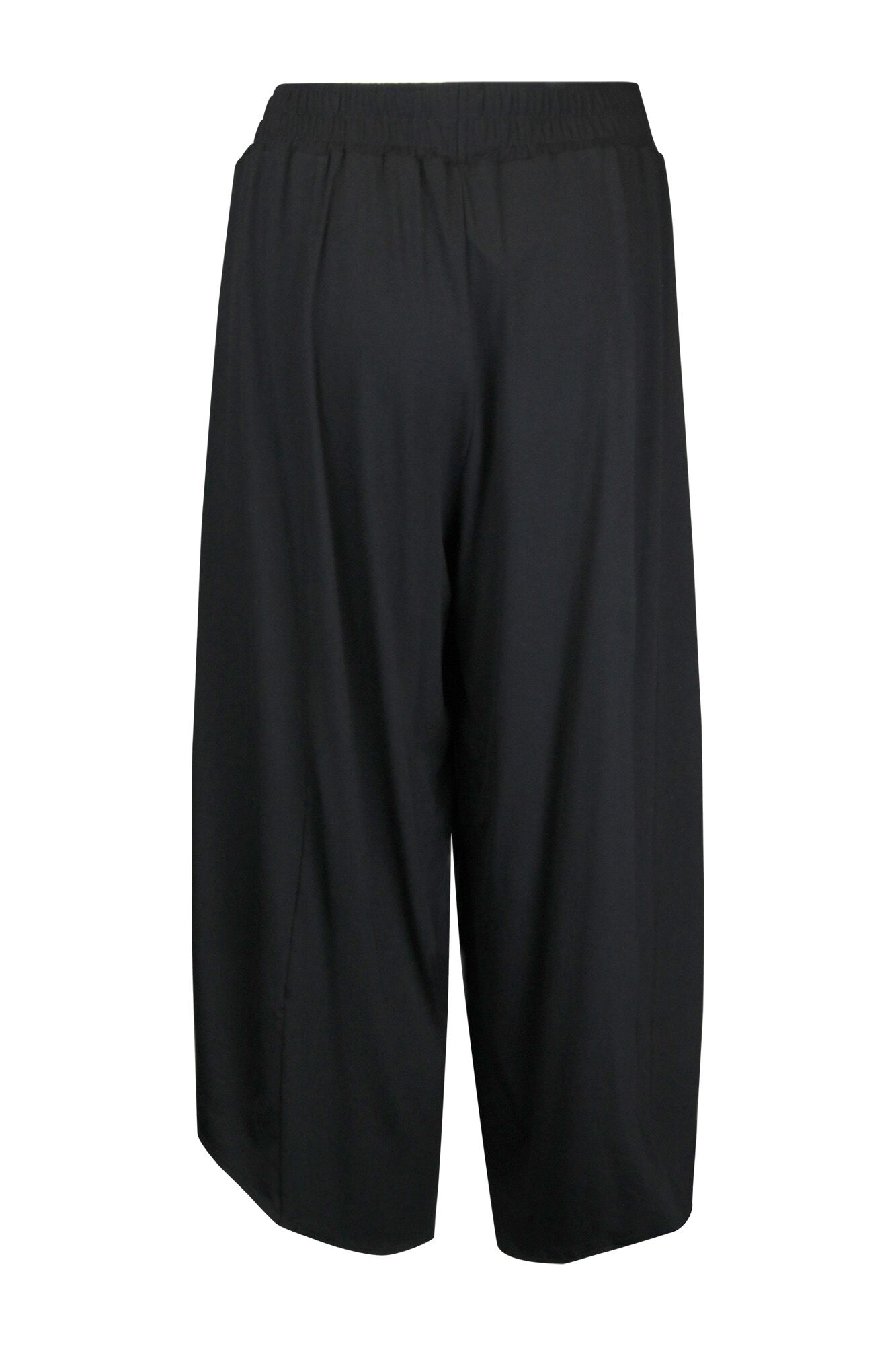 Drape Fit Capri Palazzo Pant Image 2