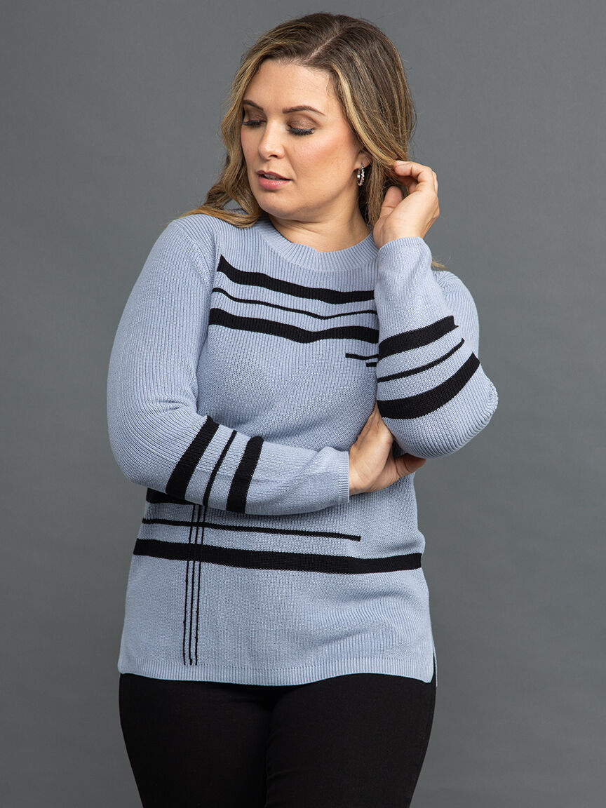 Long Sleeve Crewneck Top Image 2