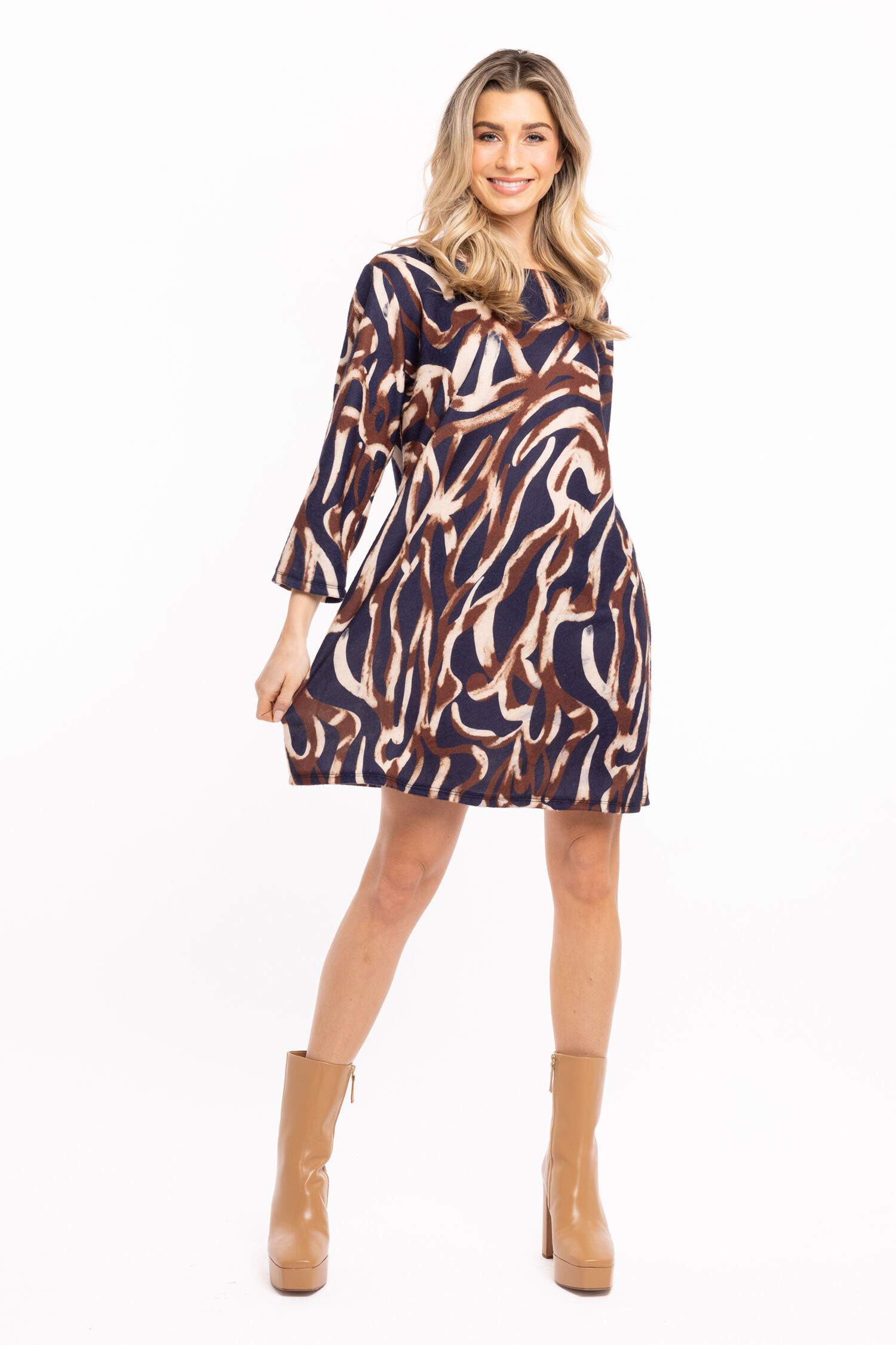 Round Neck Printed Tunic  Image 1