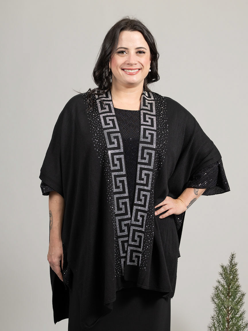 Open-Front Hotfix Shawl