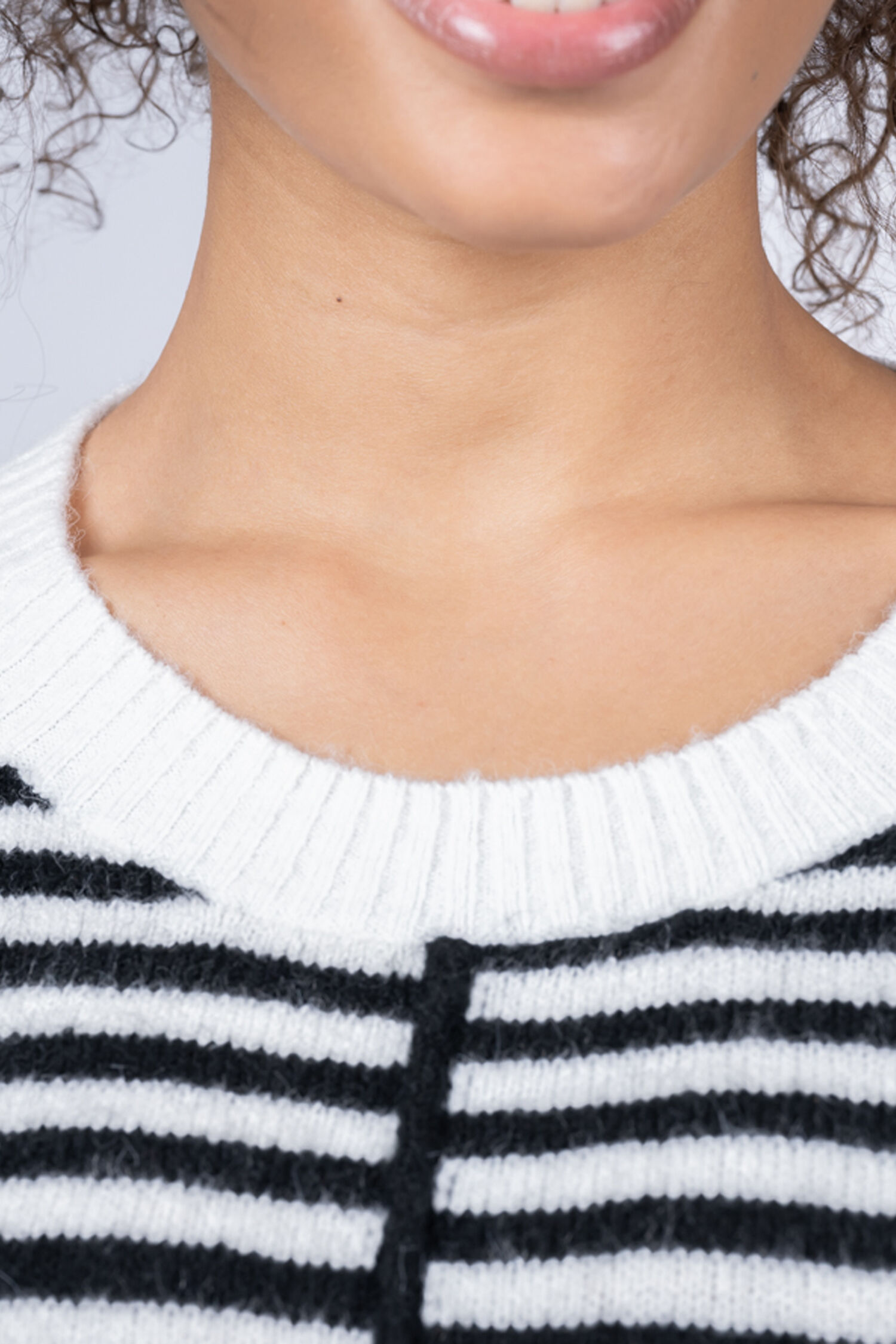 Long Sleeve Striped Sweater  Image 2