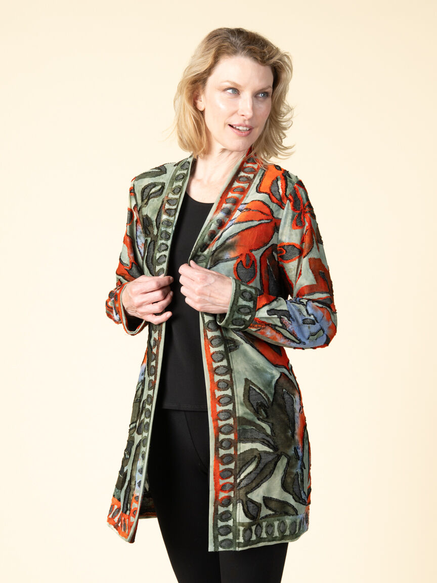 Long Sleeve Open Cardigan Image 3