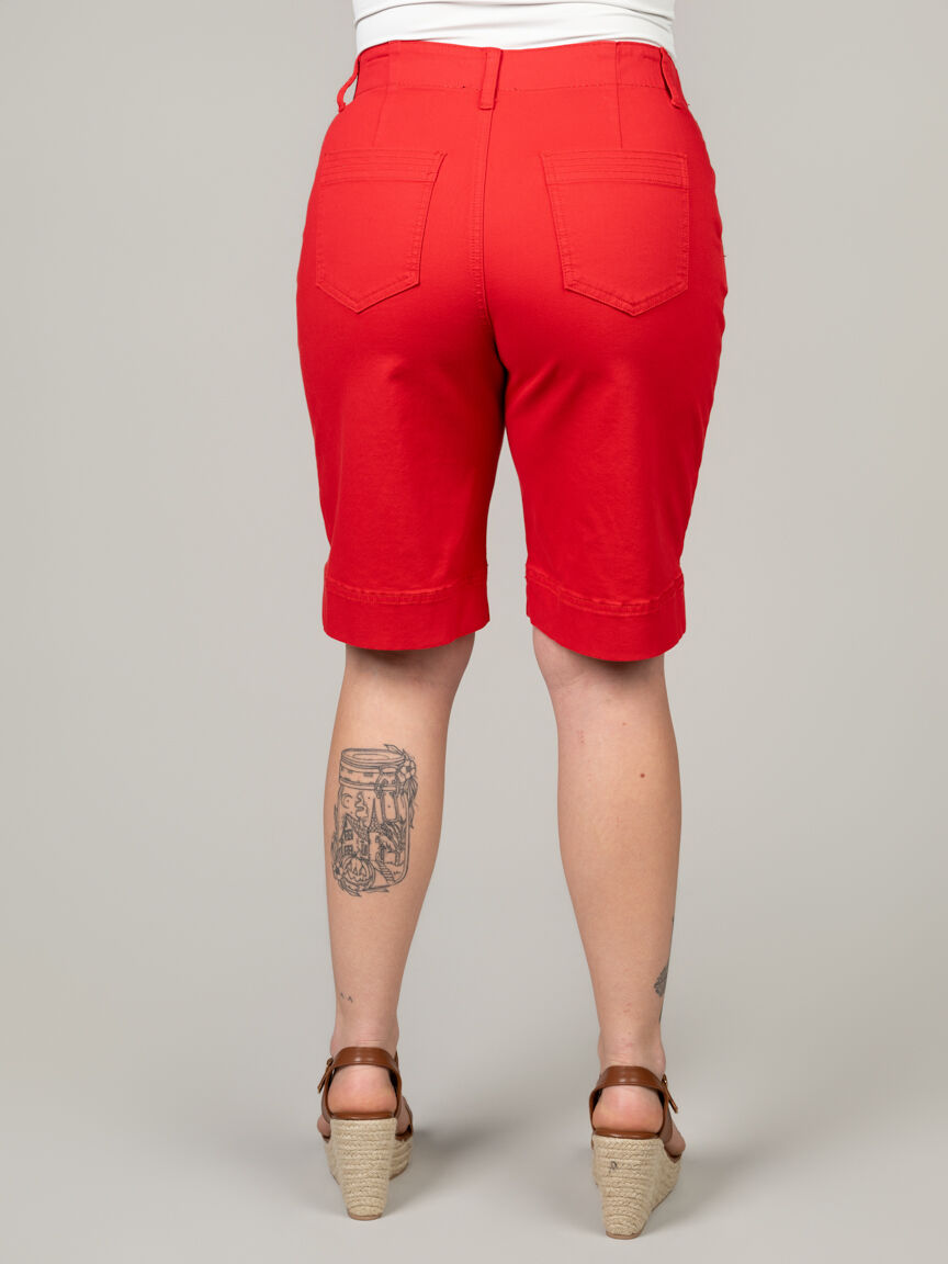 Pull-On Bermuda Shorts