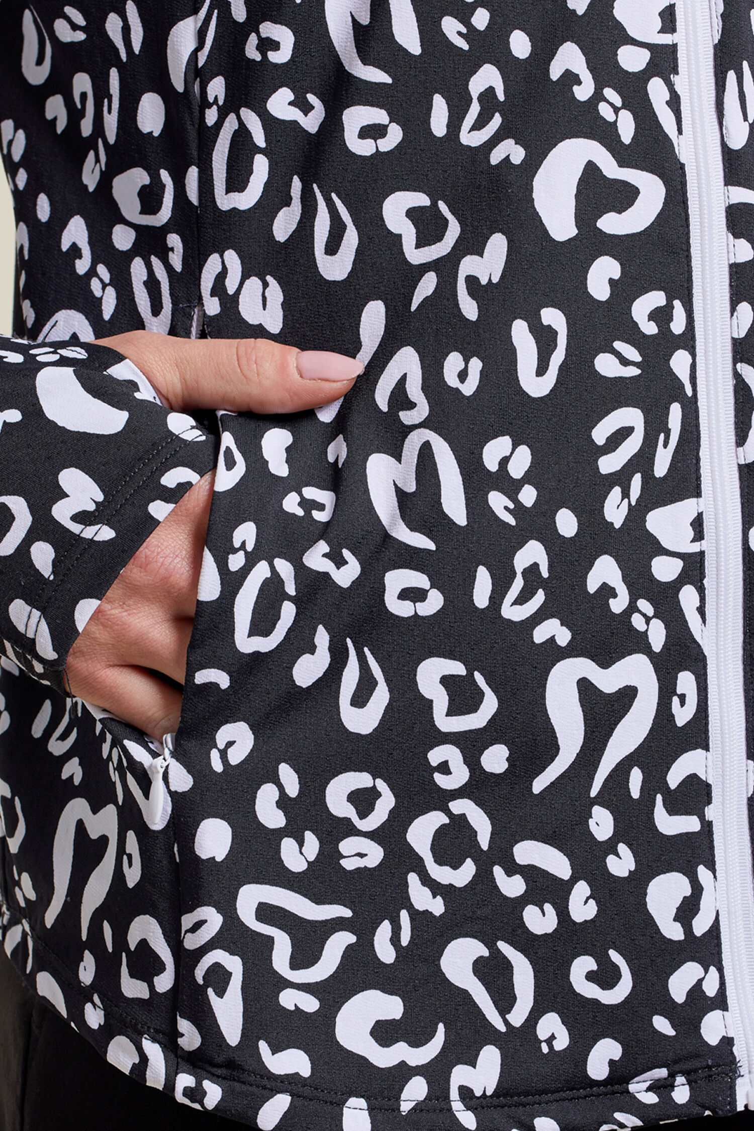 Long Sleeve Zip-Up Golf Jacket Image 4