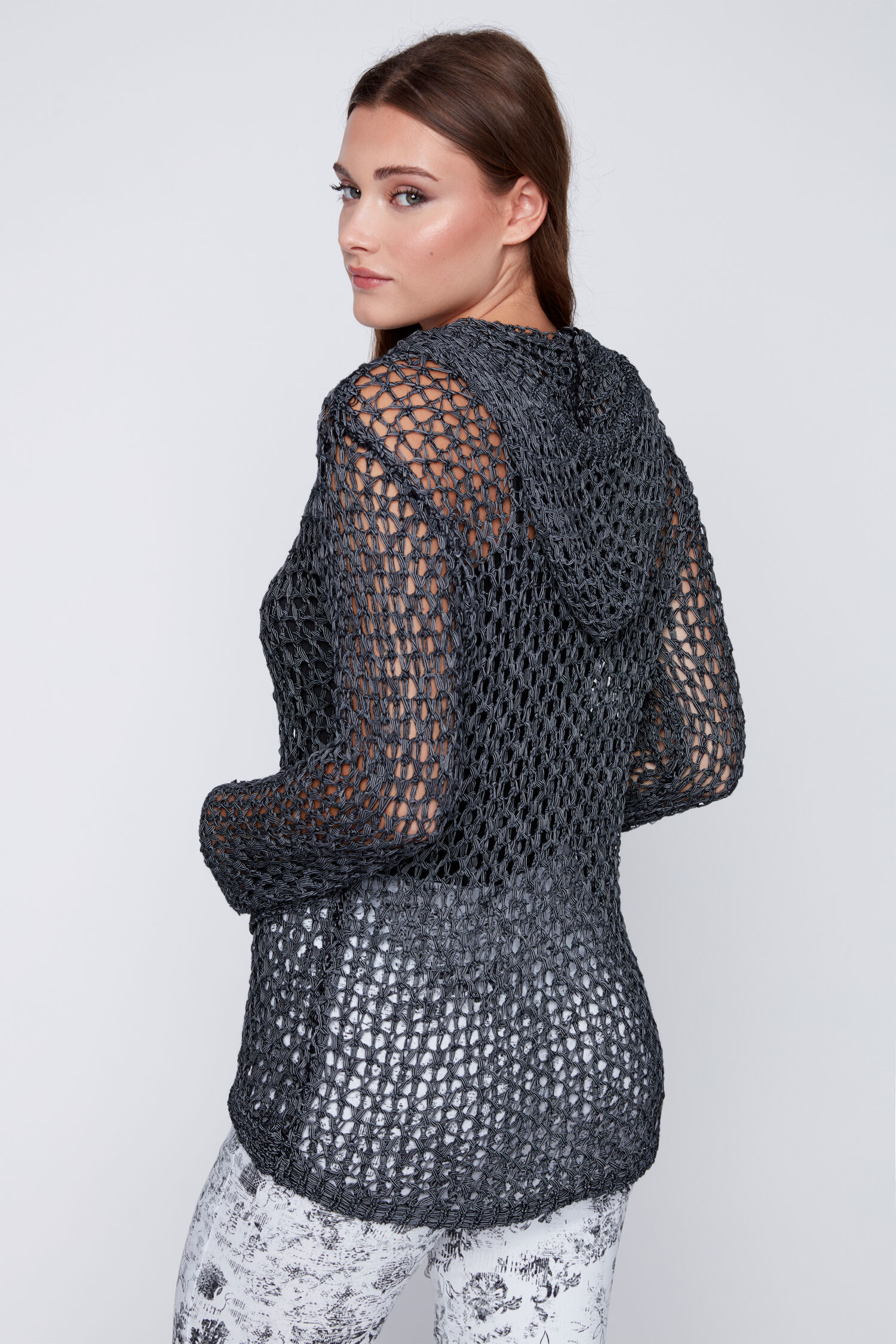 Twist Yarn Hoodie Image 2