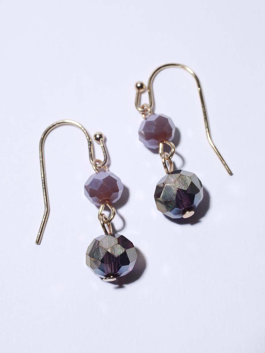 Necklace and Earring Set Short Layered Stone  Image 2