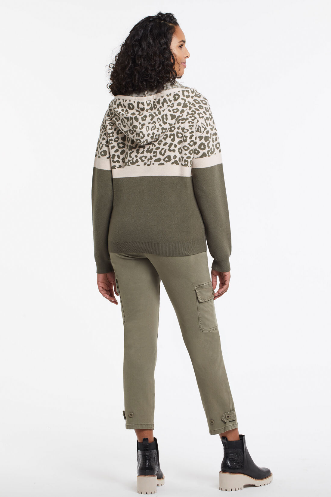 Leopard Hoodie Sweater Image 2