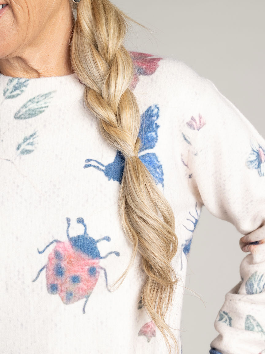 Garden Print Sweater