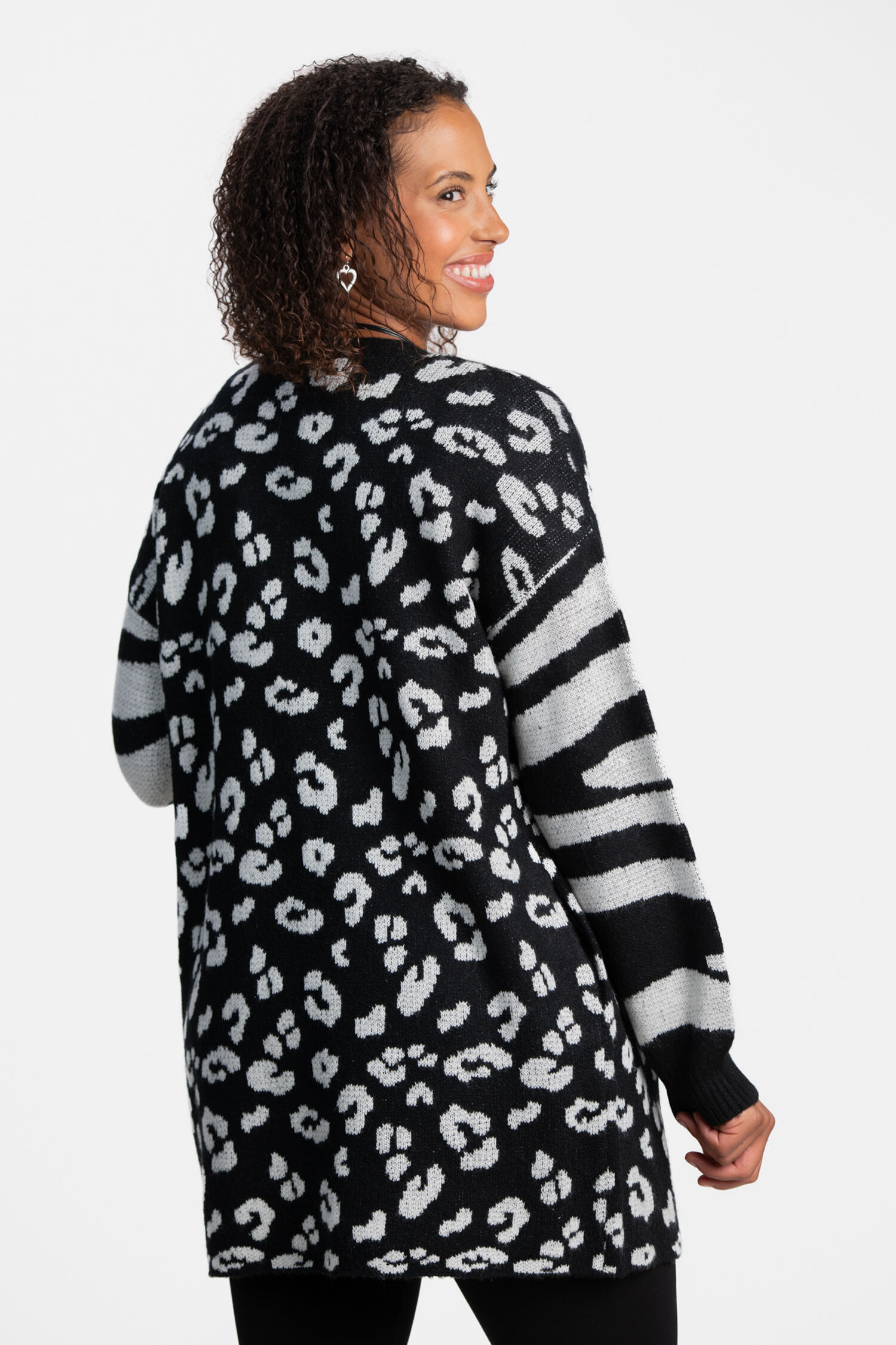 Animal Print Cardigan  Image 2