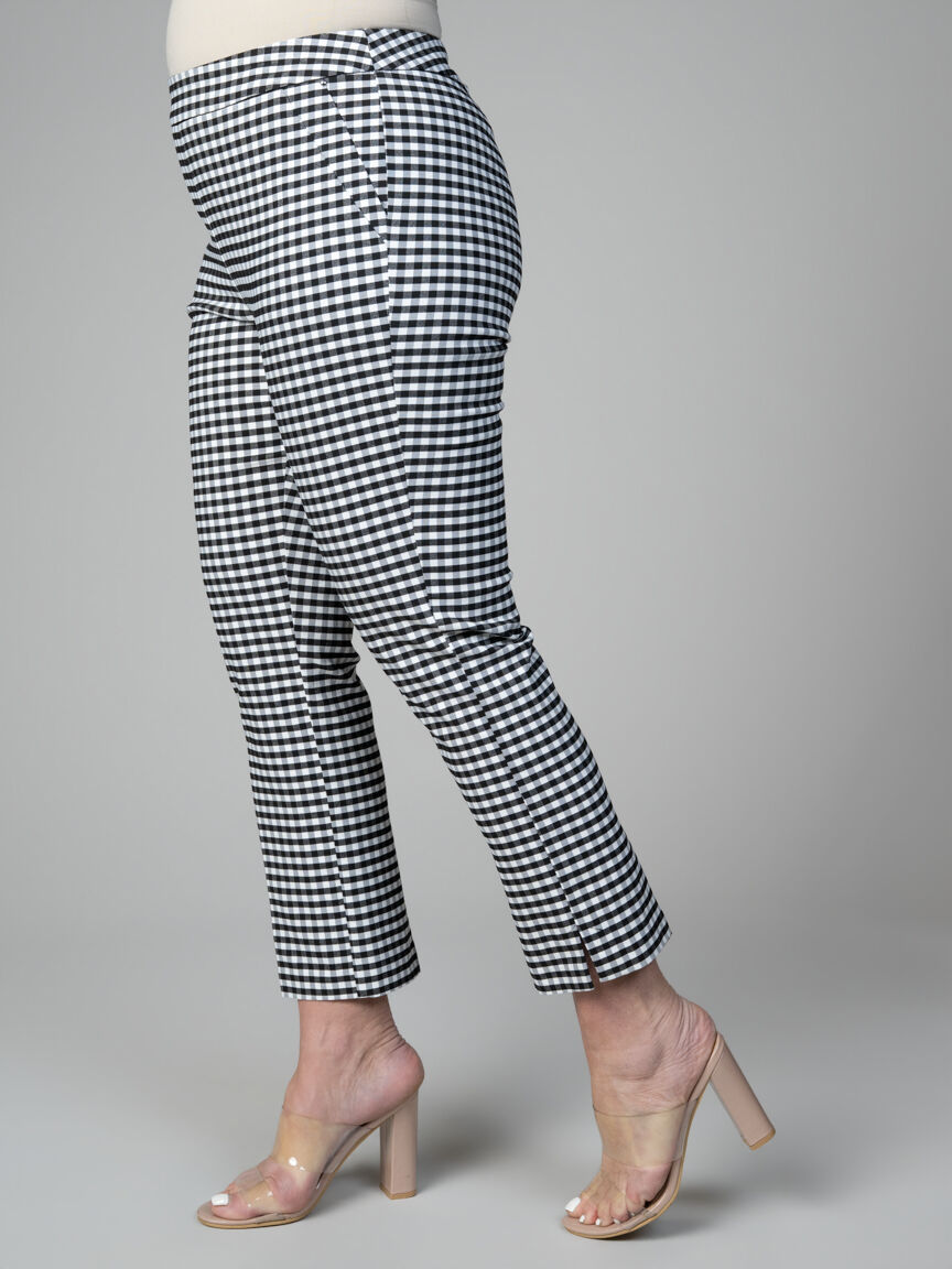 Pull-On Capri With Side Slit