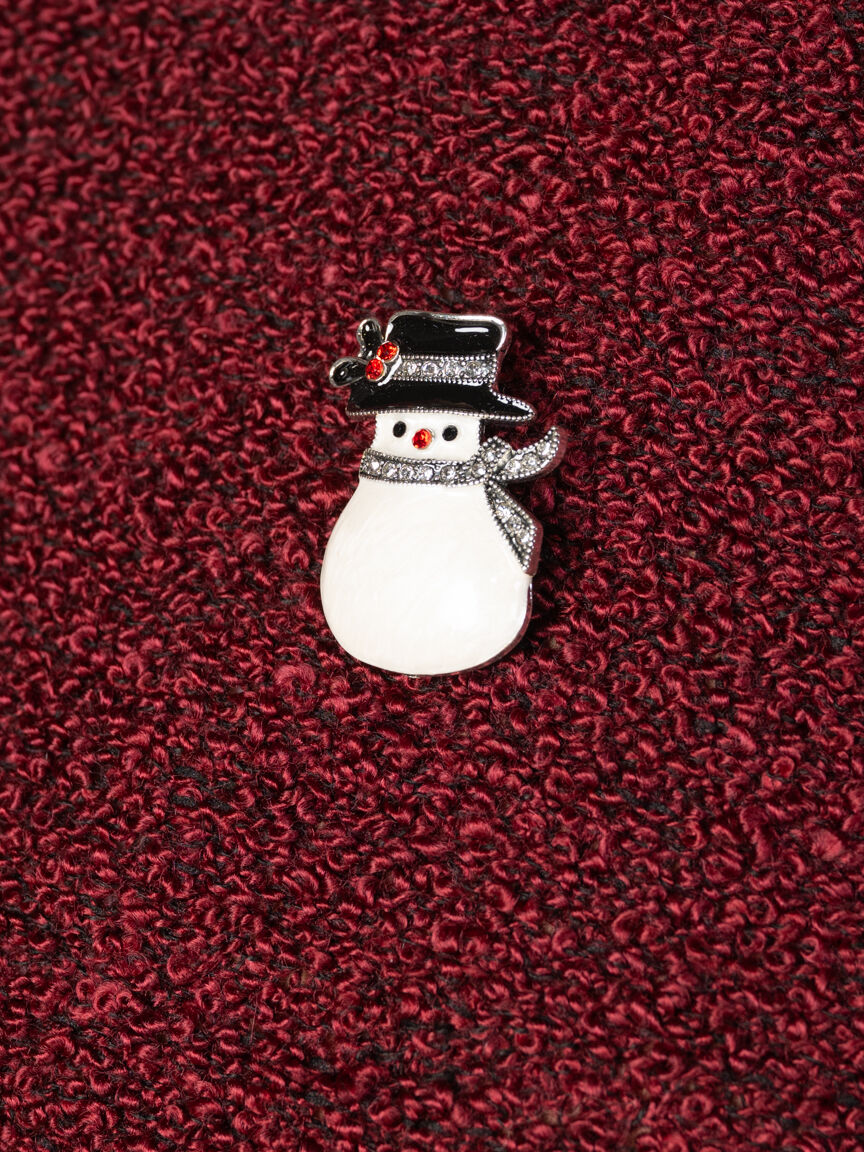 Snowman Pin