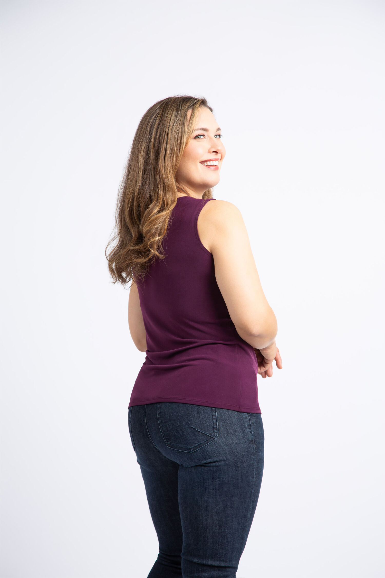 Basic Solid Cami Tank Image 4