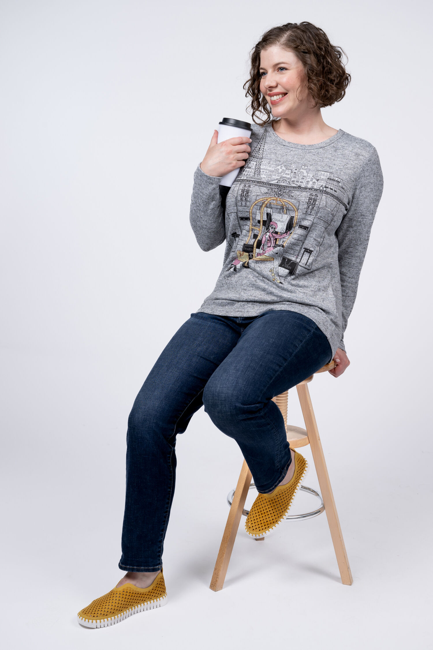 Hotel Trolly Long Sleeve Top Image 4