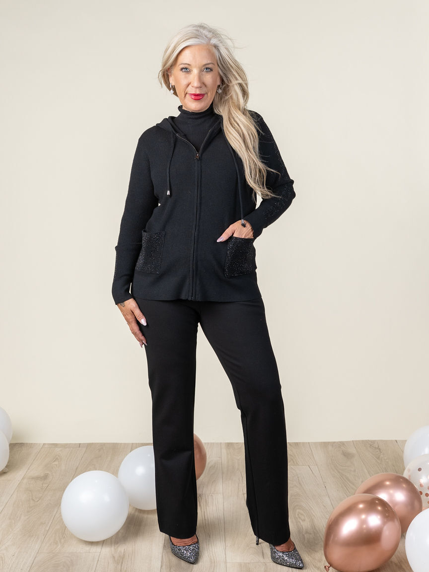 Pull-On Pant With Bow Detail