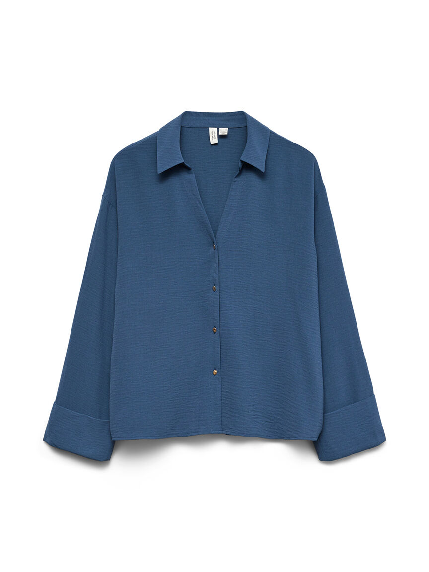 Long Sleeve Button Up Blouse