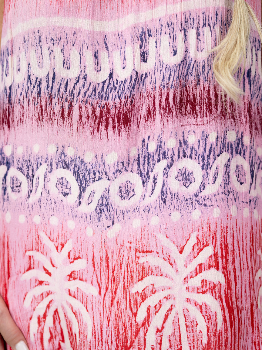 Sleeveless Tie Dye Flowy Top