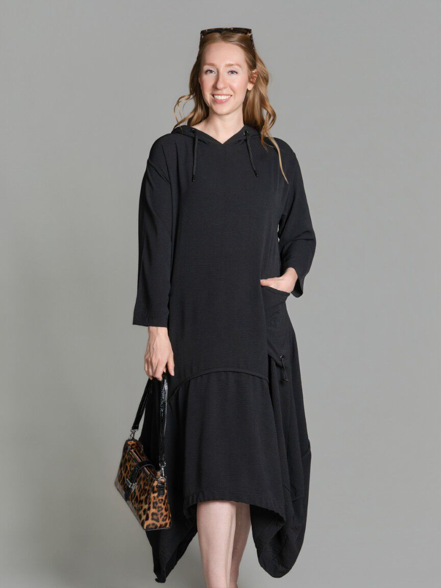 Hooded Midi Dress