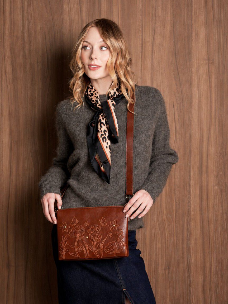 Aria Flower Crossbody Bag