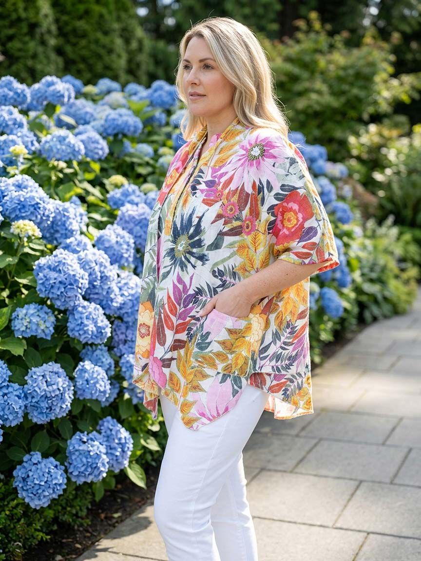 Short Sleeve Open Front Cardigan