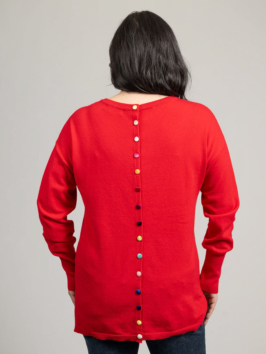 Long Sleeve Drop Shoulder Sweater