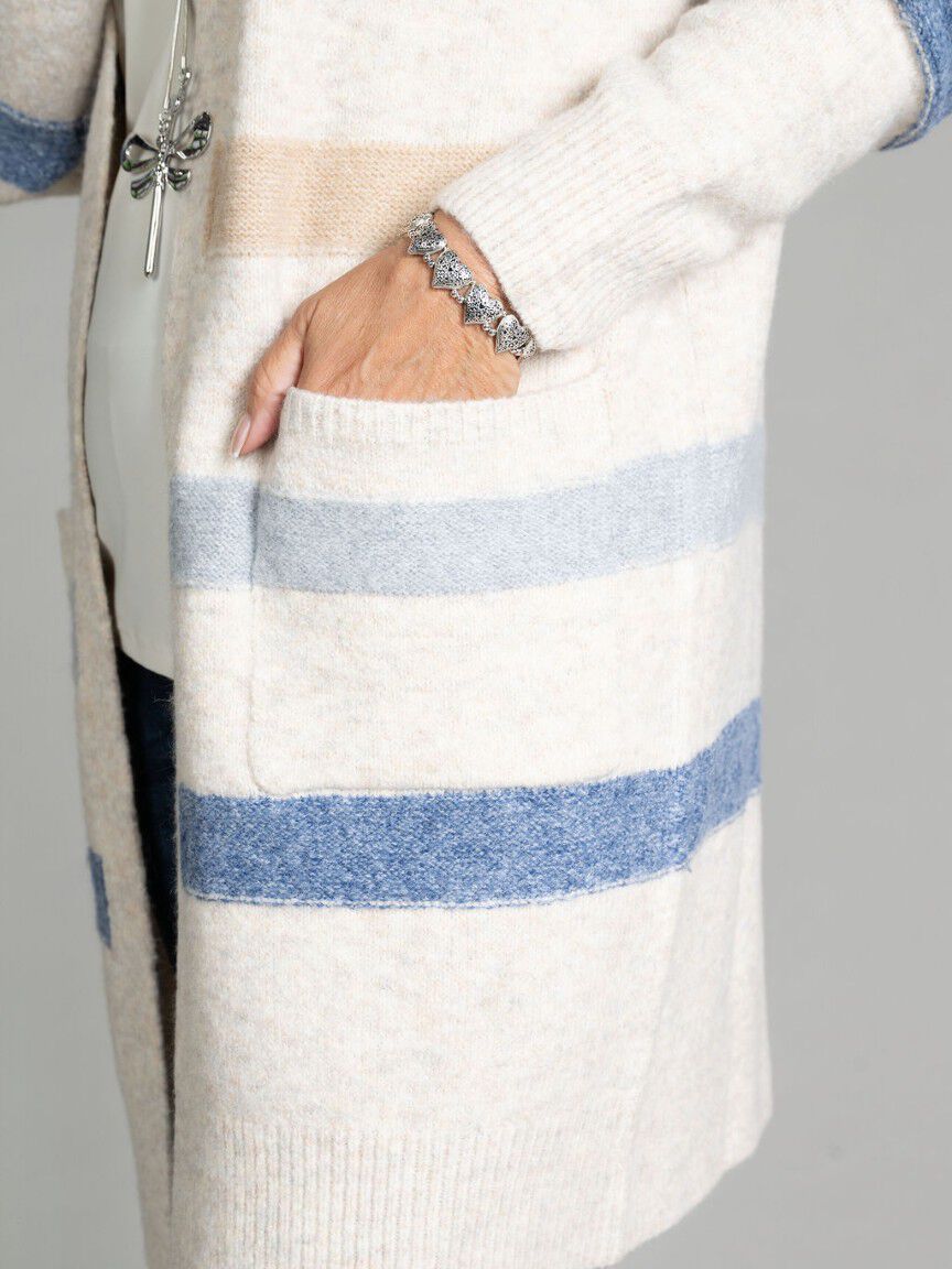 Long Open Front Cardigan
