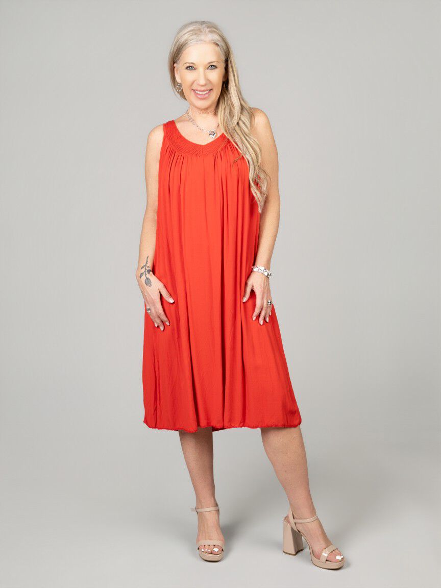 Midi Sleeveless Lounge Dress