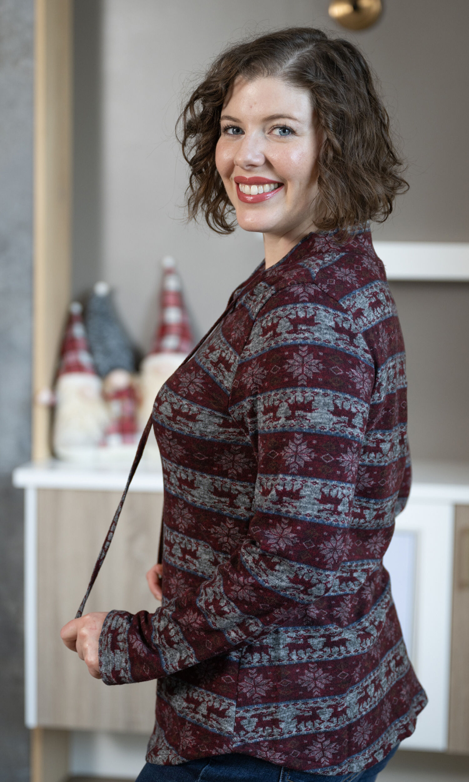 Reindeer Sweatshirt Hoodie  Image 1