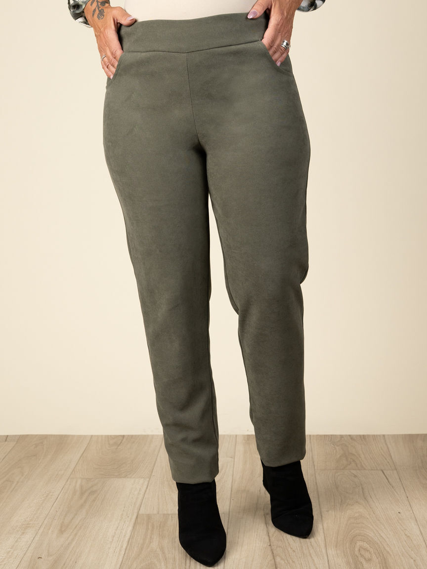 Straight Leg Pull On Pants