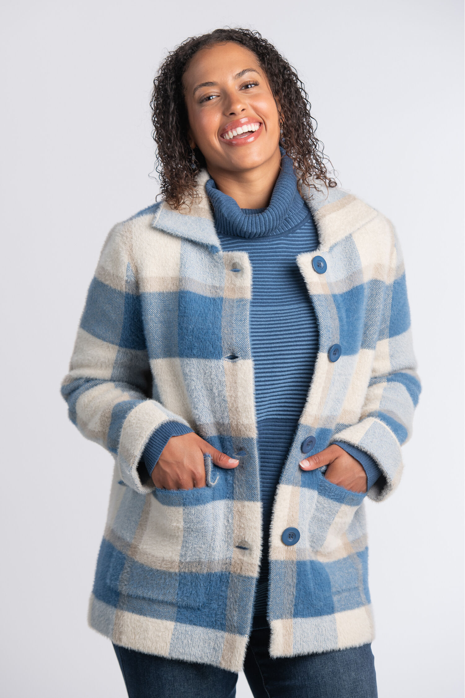 Plaid Swacket  Image 1