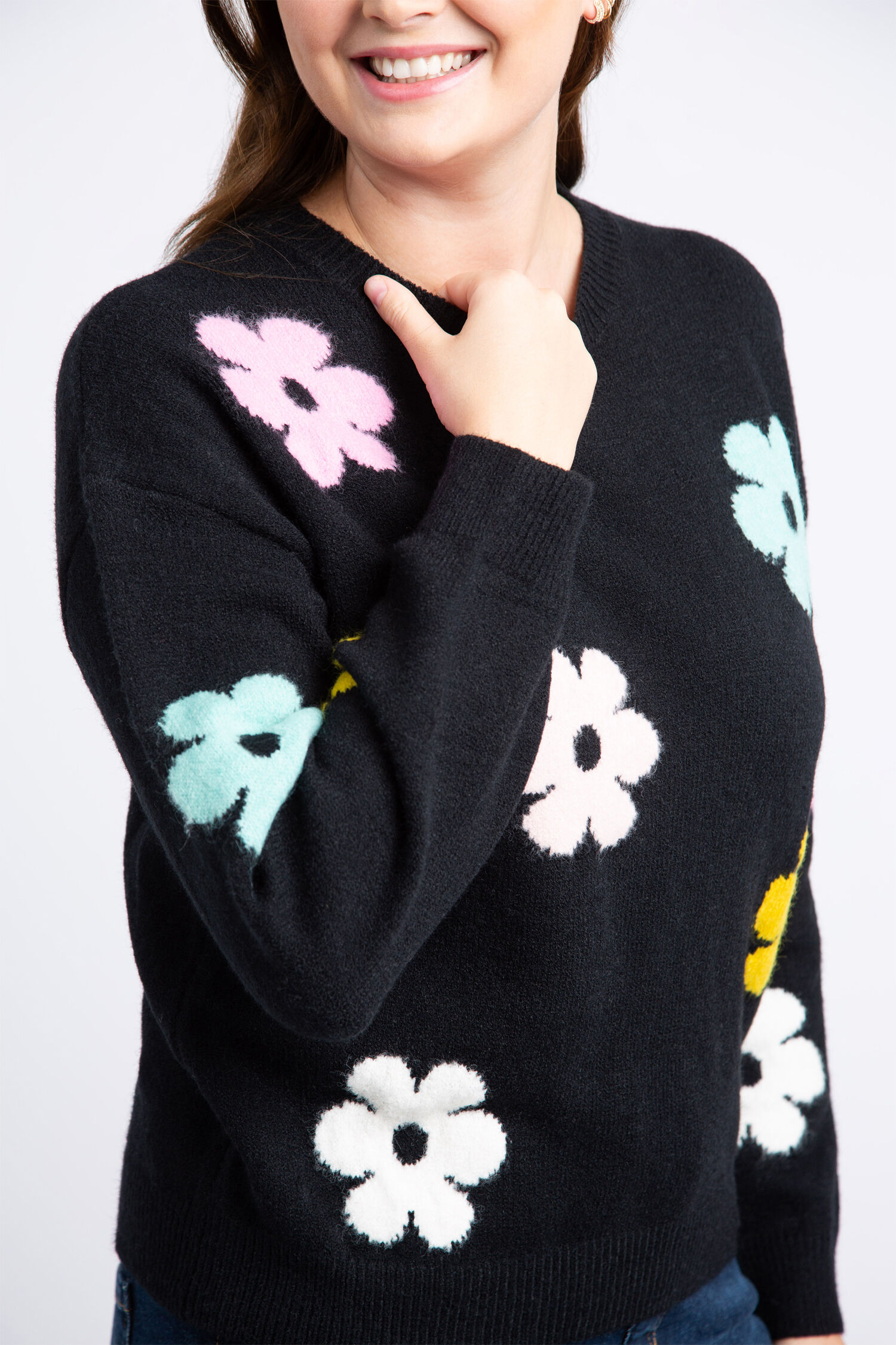 Long Sleeve Daisy Sweater  Image 5