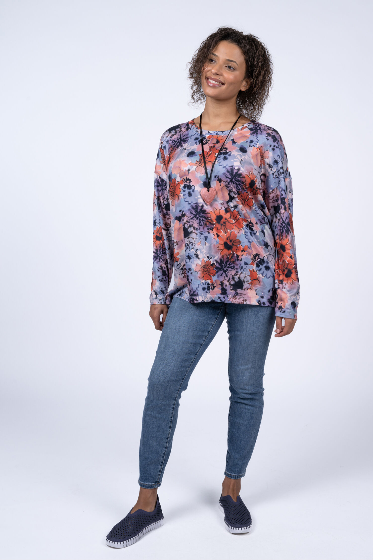Long Sleeve Drop Shoulder Top Image 3