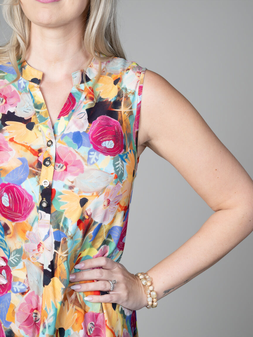 Sleeveless Midi Dress