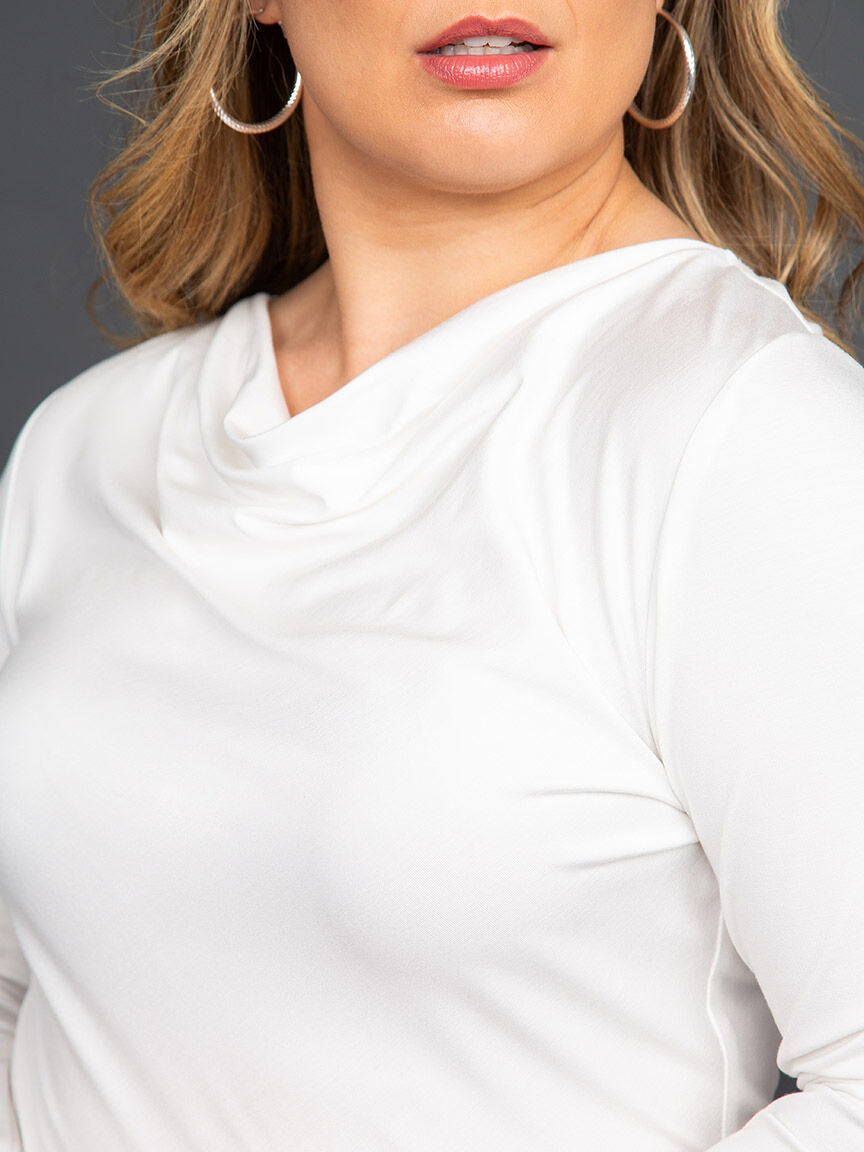 Long Sleeve Drapey Top