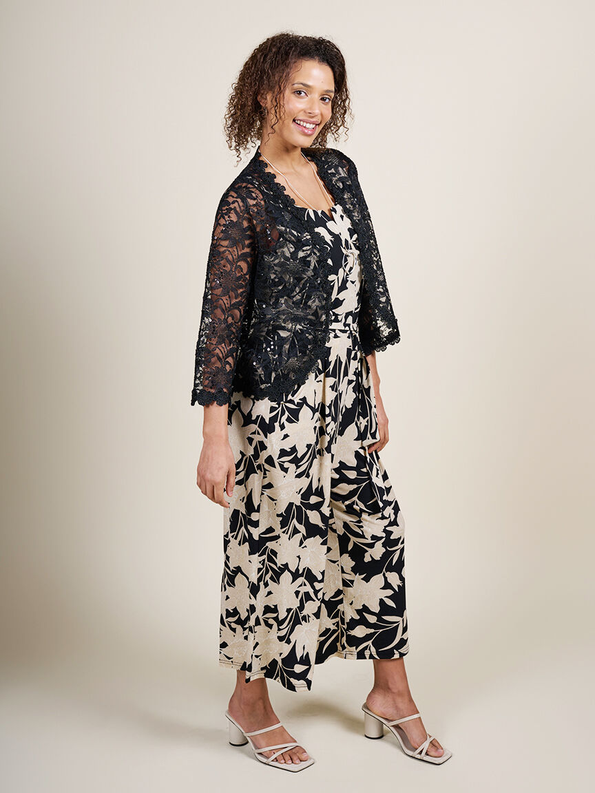 Lace Cardigan with Sequins  Image 3