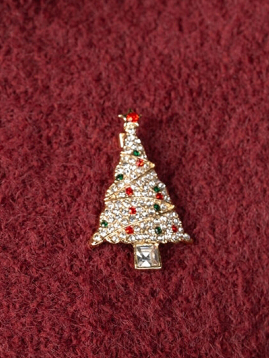 Sparkling Hotfx Christmas Tree Pin