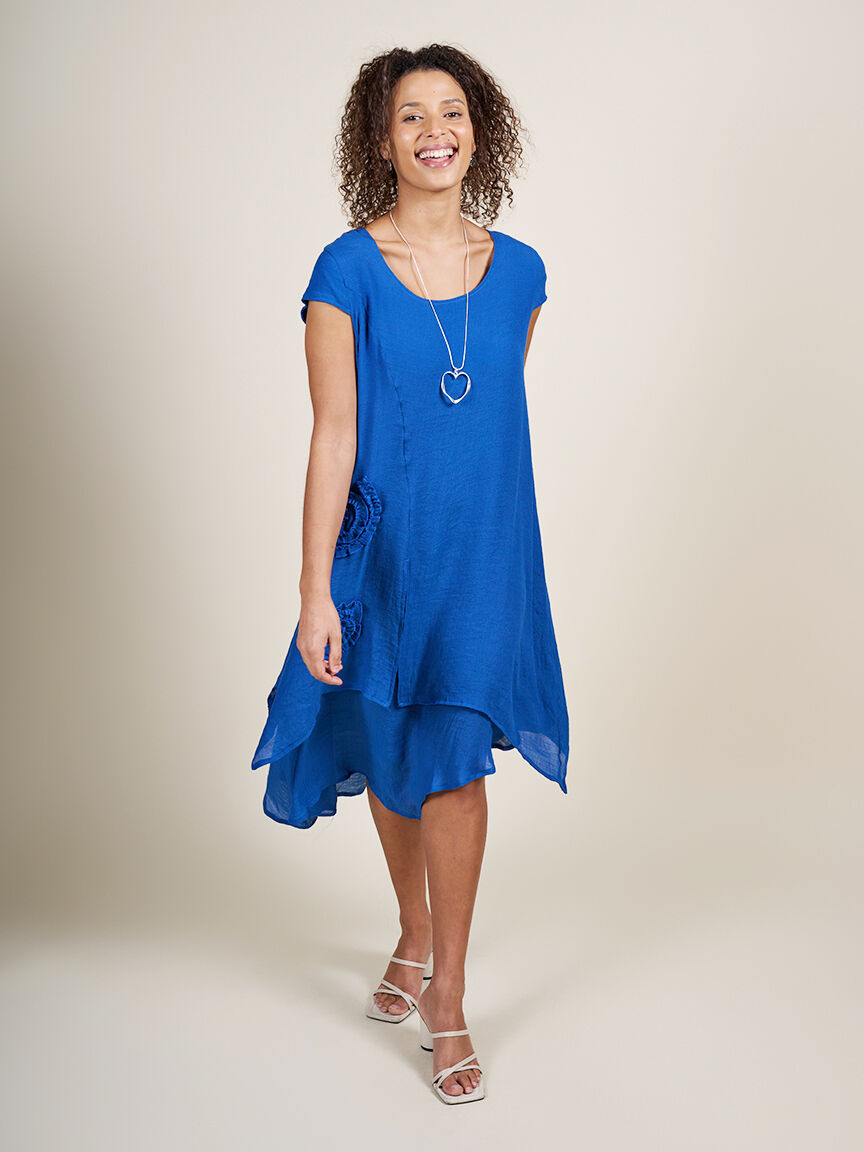 Flower Applique Hi-Low Tunic  Image 1