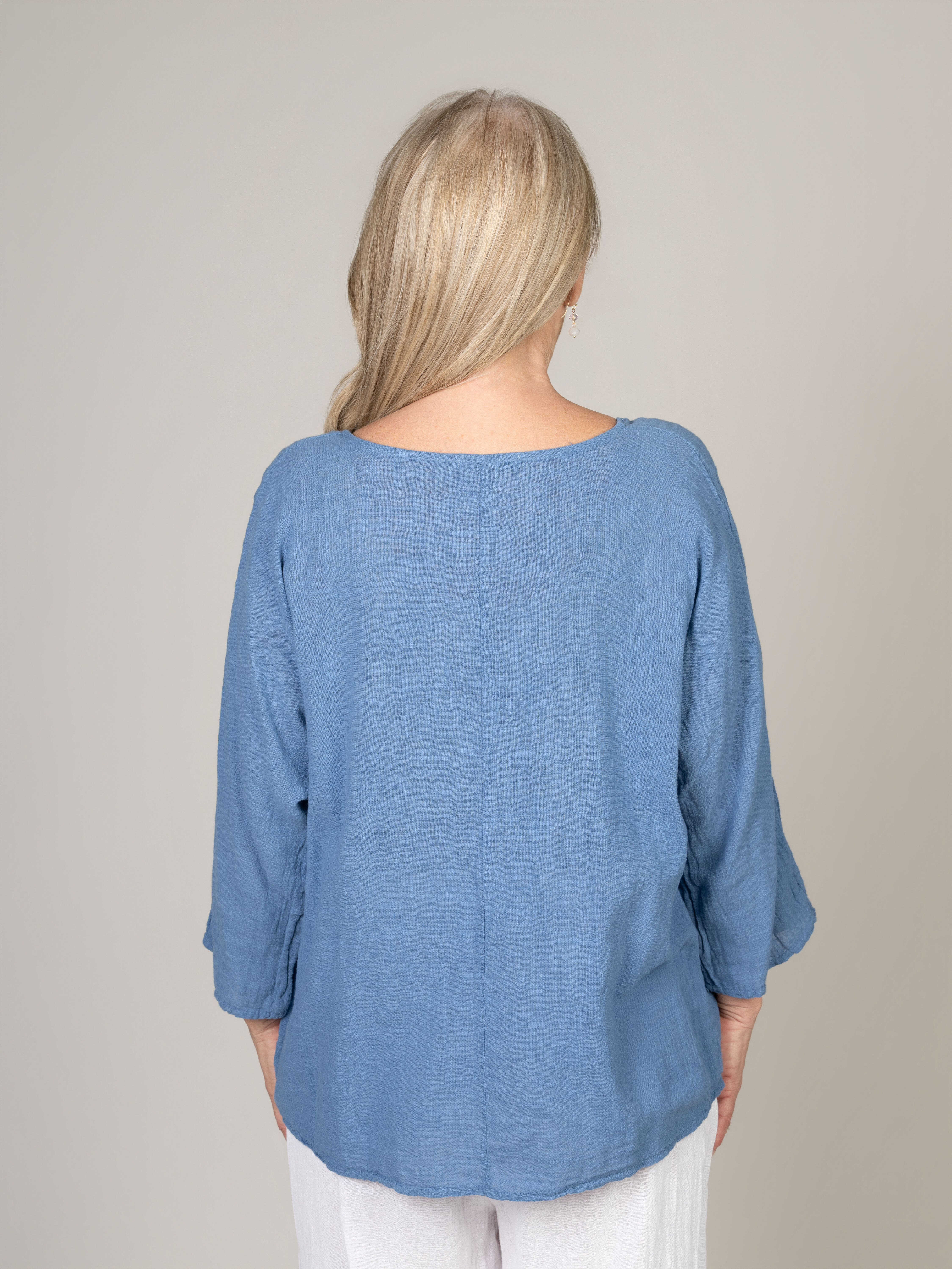 3/4 Sleeve Flowy Top Image 6