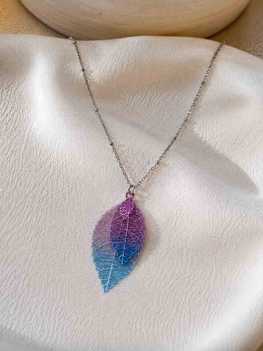 Double Leaf Necklace