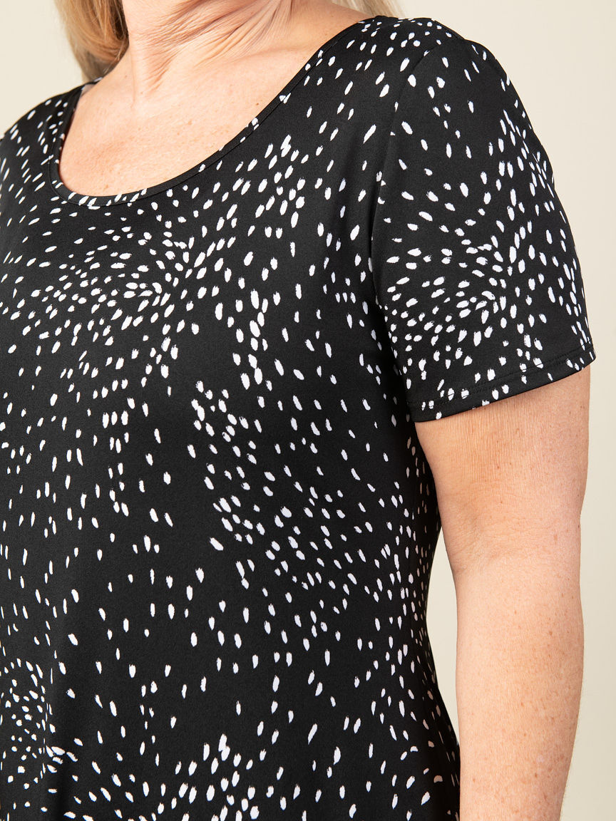 Short Sleeve Knee-Length Dress Image 3