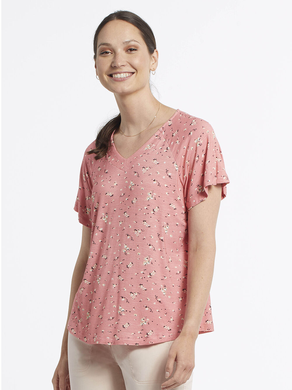 Ditsy Floral Tee Image 1