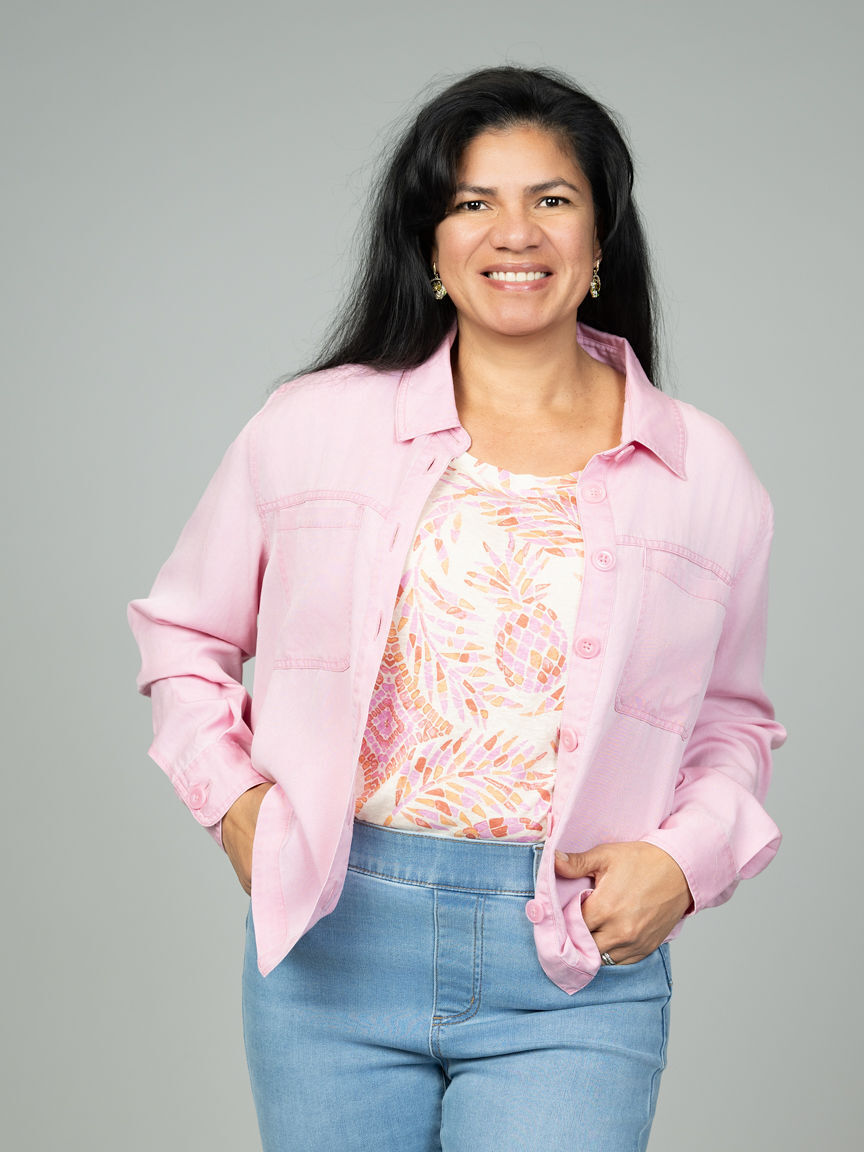 Flowy Overshirt Jacket Image 3