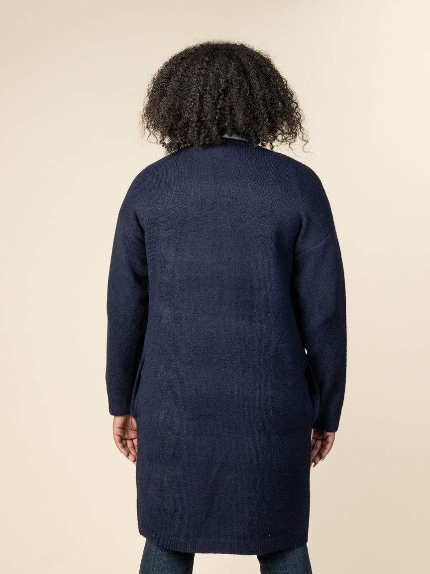 Long Open Front Cardigan