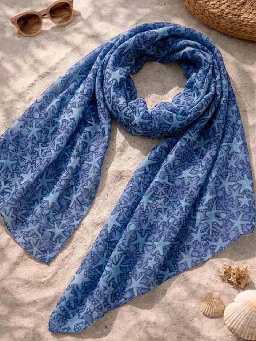 Lightweight Starfish Scarf
