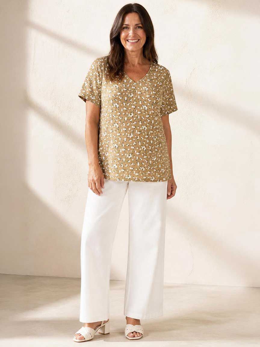 Lightweight V-Neck Top
