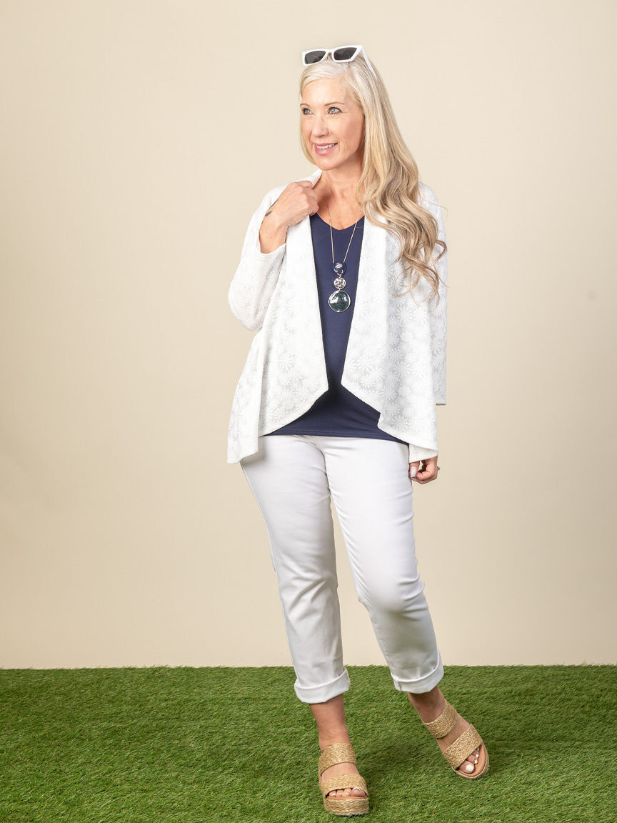3/4 Sleeve Cardigan  Image 4
