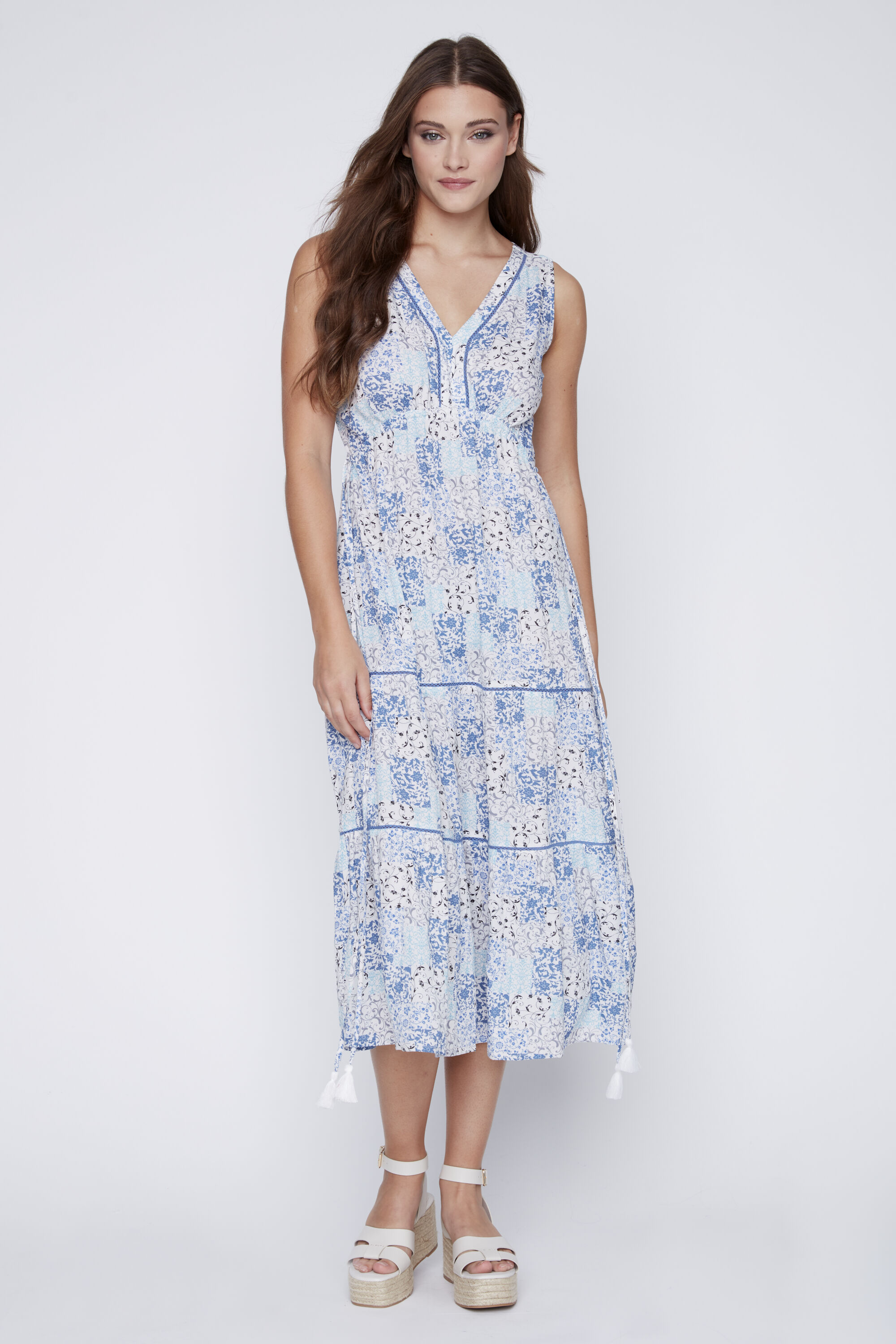 Empire Waist Midi Dress Image 1