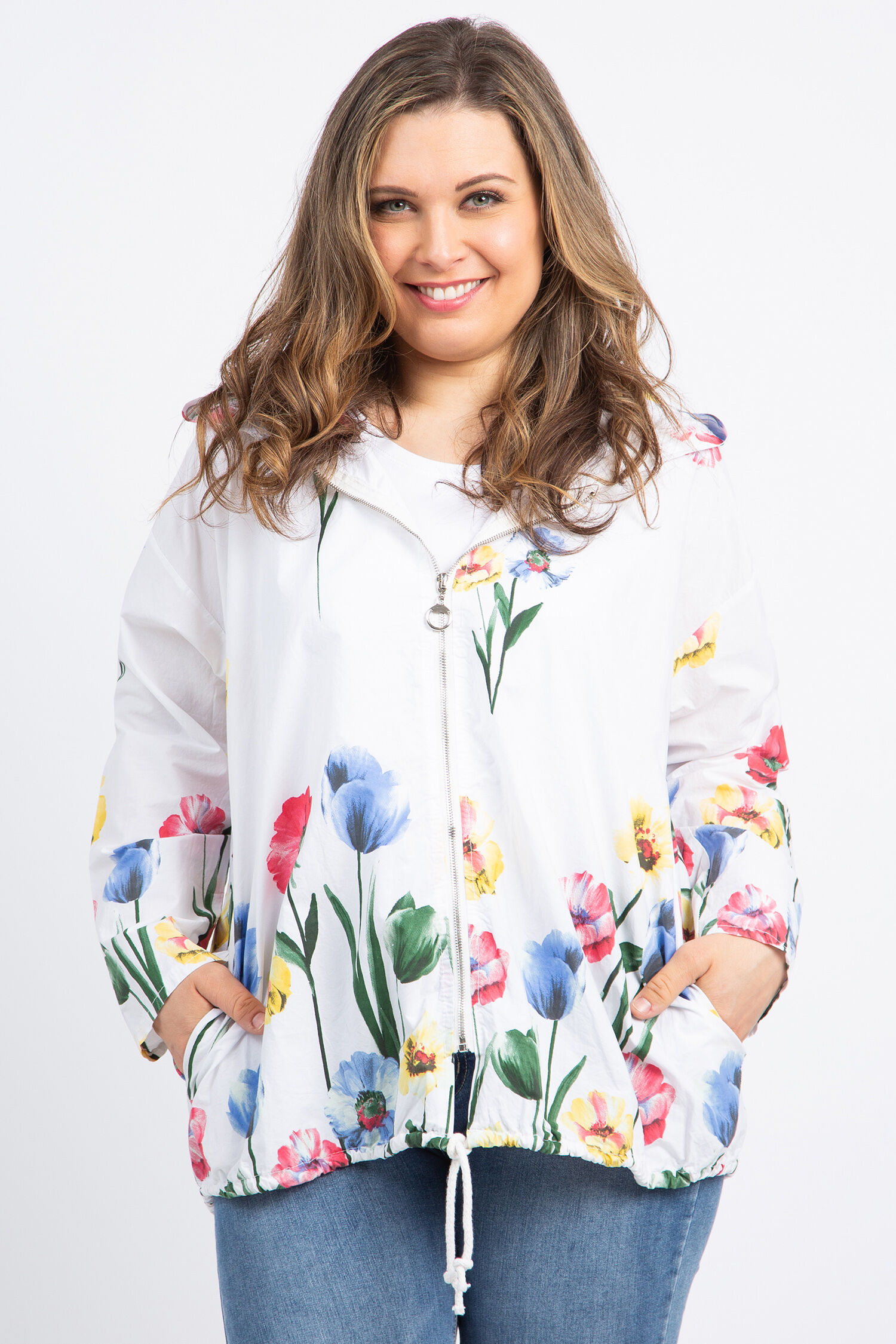 Cotton Zip-Up Jacket Image 1