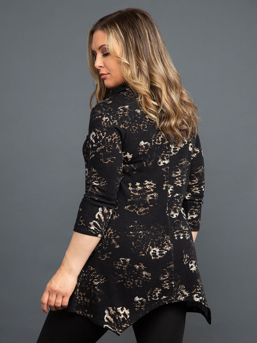 Cowl Neck Hatchi Tunic  Image 3