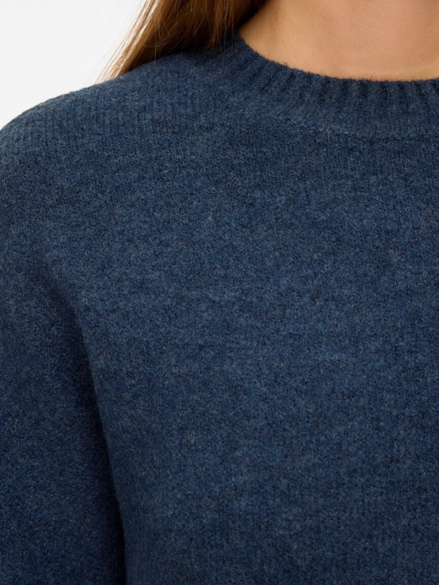 Dropped Shoulder Crew Neck Sweater Image 3